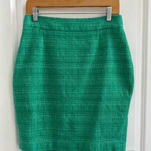 Banana Republic Vibrant Green Pencil Skirt